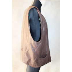 KAMIZELKA SKÓRA MOTOR rozm. 56